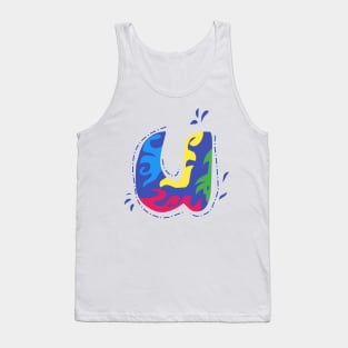 Letter U Tank Top